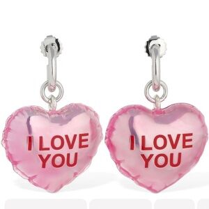 Marc Jacobs Ballon Heart 'I LOVE YOU' Dangle Earrings